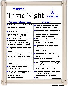 trivia for all
